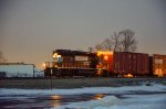 NS SD40-2 Locomotive in the yard